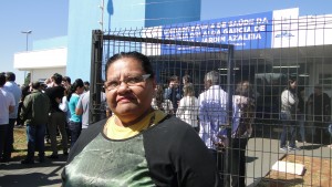 Moradora do bairro há mais de 30 anos comemorou a inauguração da unidade. (Foto: SESAU).
