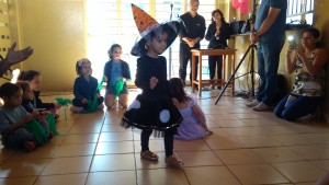 As crianças do CEINF Pedacinho do Céu apresentaram atrações culturais no Dia D.