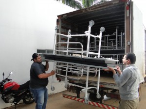 UPAs e CRSs começaram a receber mobiliário. (Foto: SESAU).