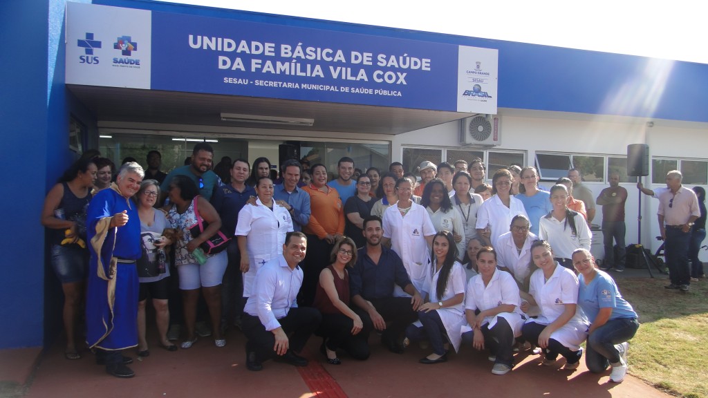 UBSF Vila Cox inaugurada neste ano. 