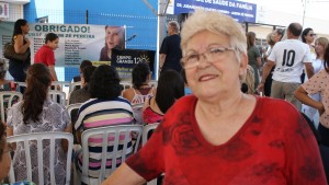 Dona Givanete diz que unidade era aguardada há anos pela comunidade. (Foto: Michel Faustino).