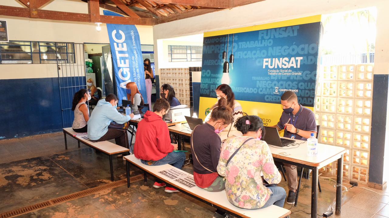Na 1ª edição do ano, Funsat Itinerante encaminha mais de 100 candidatos ao mercado de trabalho
