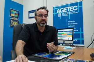 Diretor-presidente da Agetec, Paulo Fernando Cardoso